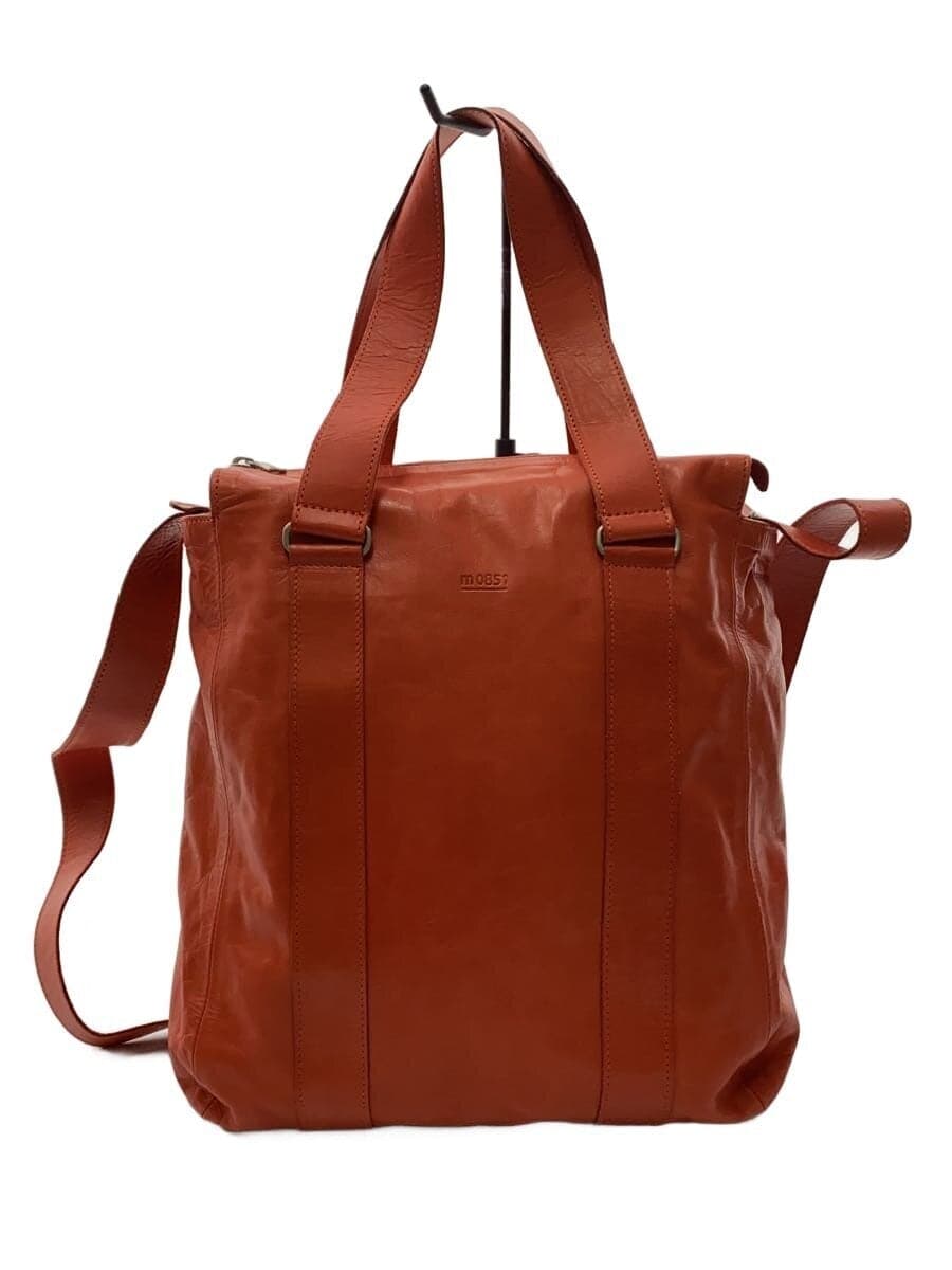 m08512-Way WEEKEND BAG Tote Bag Leather ORN Solid