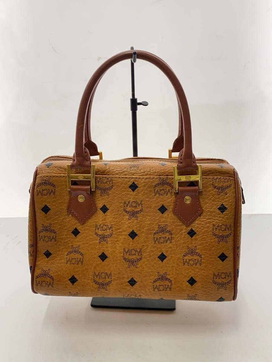 MCM Boston Bag Leather CML All Over Pattern 3