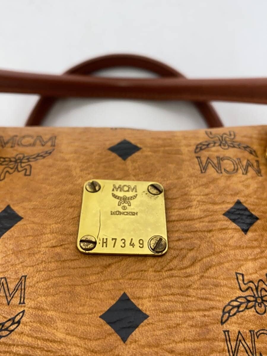 MCM Boston Bag Leather CML All Over Pattern 5