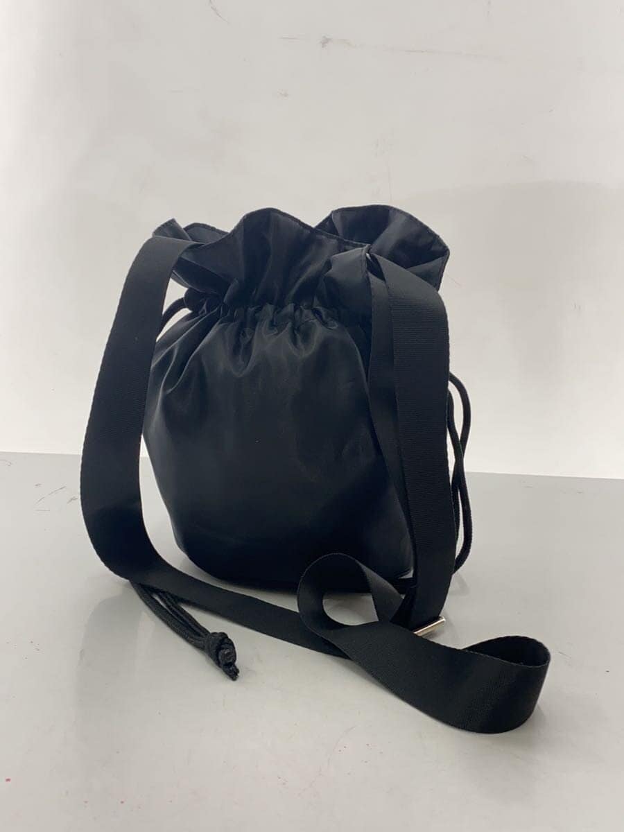 ATAOStrawberryMe Drawstring Bag Shoulder Bag Embroidery Nylon BLK 3