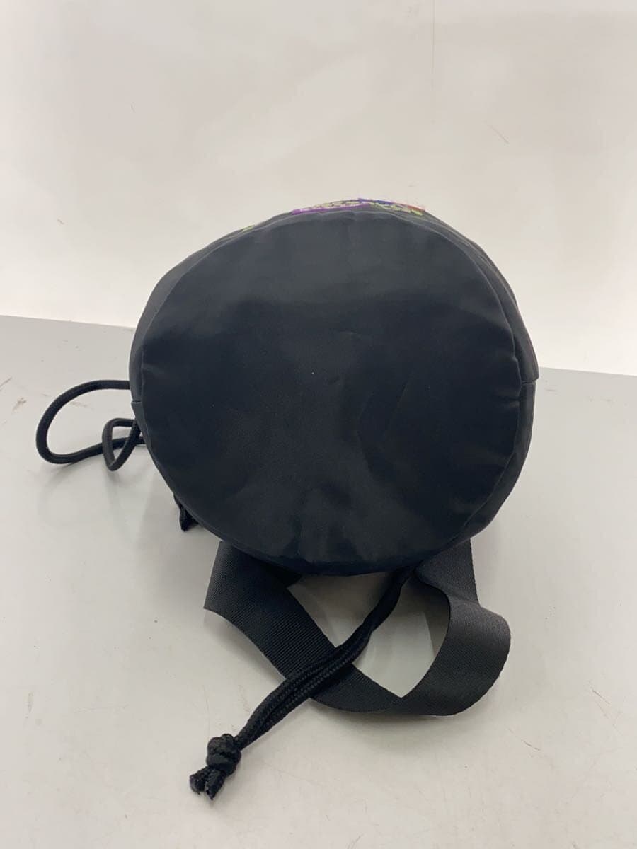 ATAOStrawberryMe Drawstring Bag Shoulder Bag Embroidery Nylon BLK 4