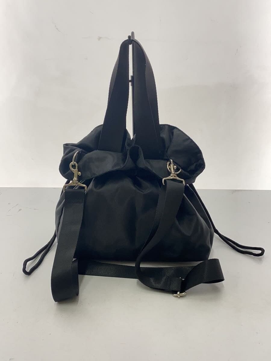 ATAOStrawberryMe Drawstring Bag Shoulder Bag Embroidery Nylon BLK 3