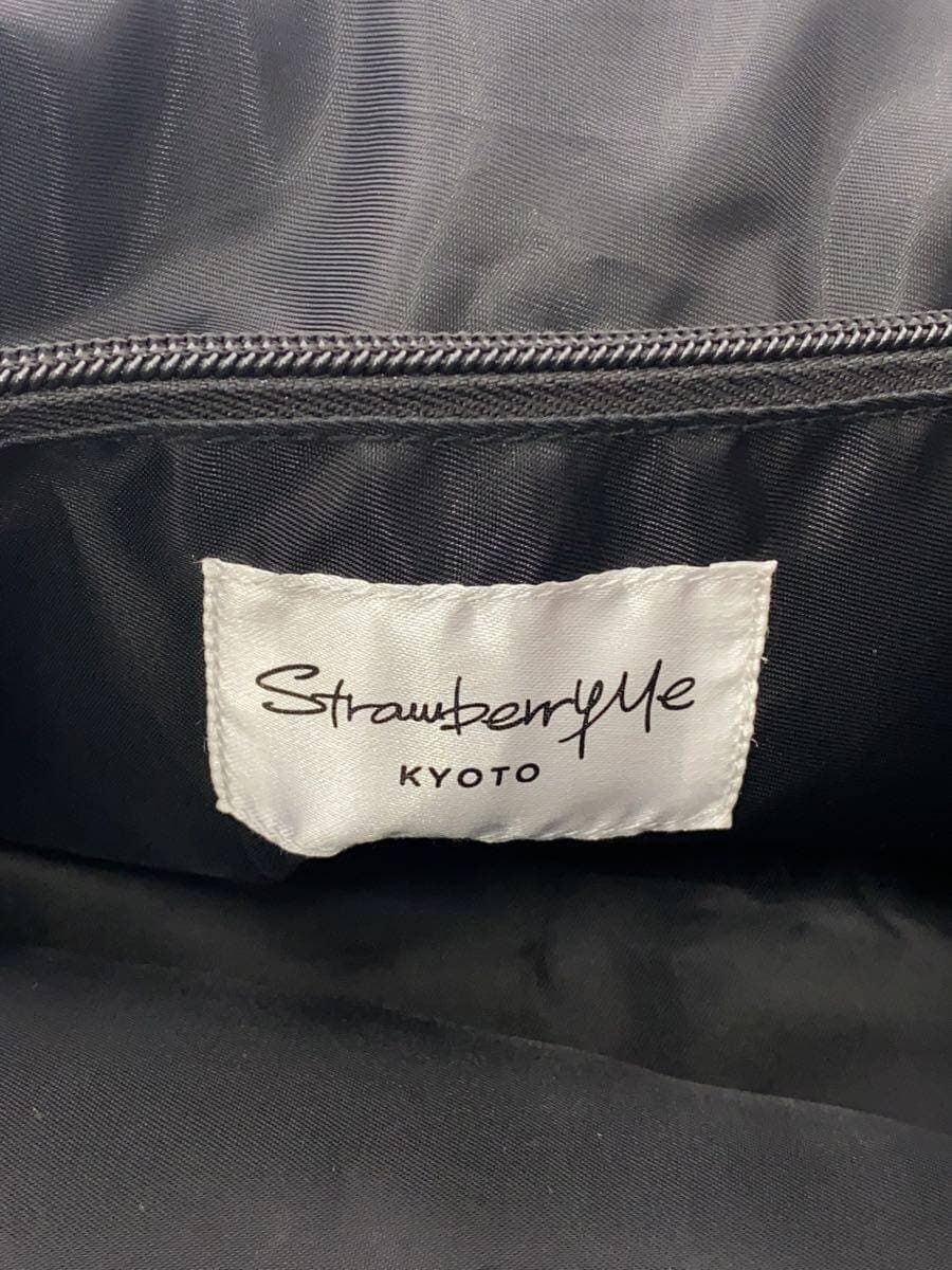 ATAOStrawberryMe Drawstring Bag Shoulder Bag Embroidery Nylon BLK 5