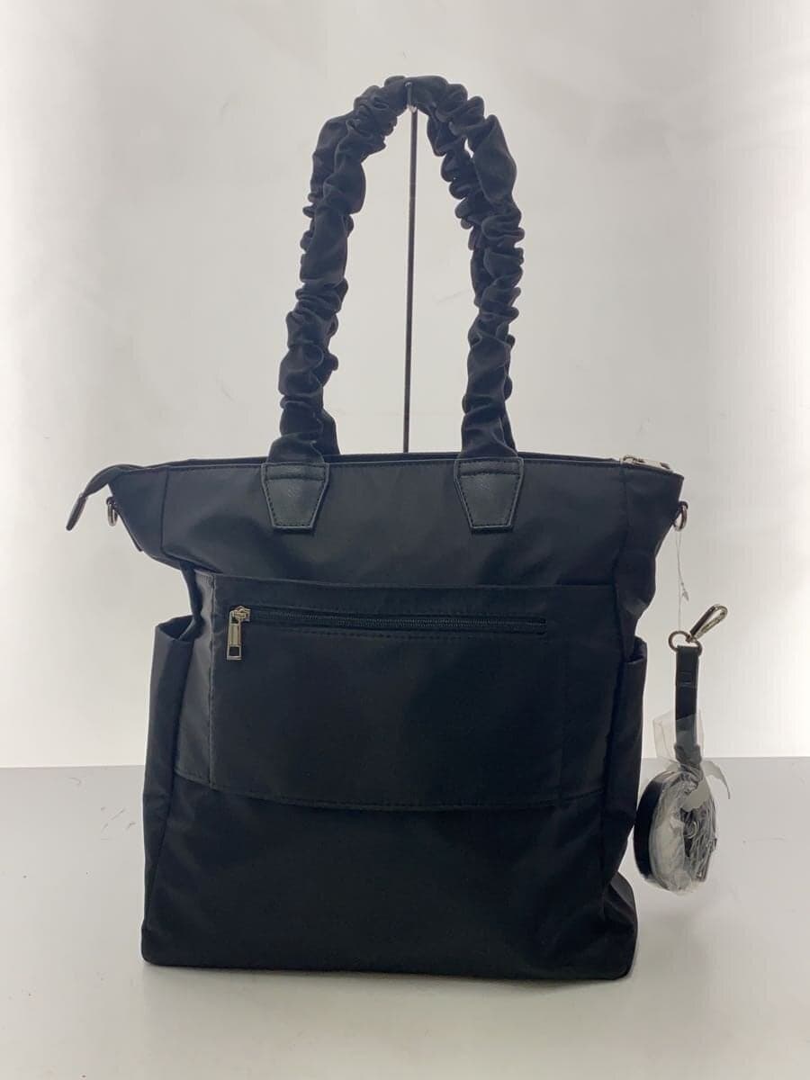 DONOBAN × COCO Frill Handle Tote Bag Tote Bag Nylon BLK dq507bg057 3