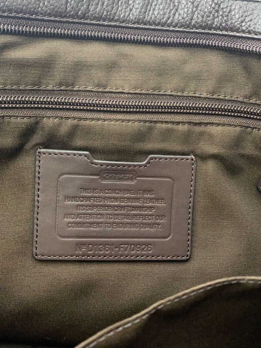 COACH Tote Bag_All Leather Leather BRW Shoulder Out of Stock F70926 5