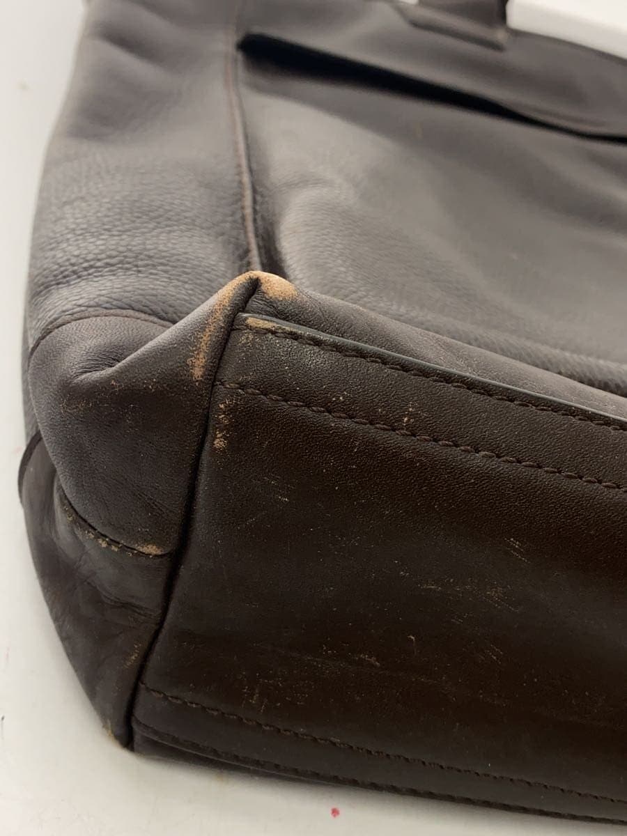 COACH Tote Bag_All Leather Leather BRW Shoulder Out of Stock F70926 8