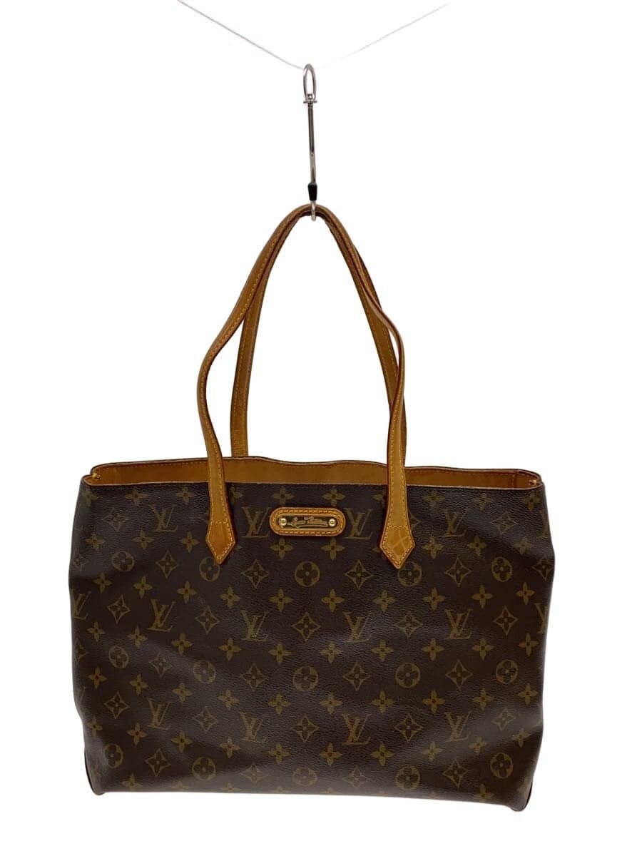 LOUIS VUITTON Wilshire MM Monogram Canvas PVC BRW M45644