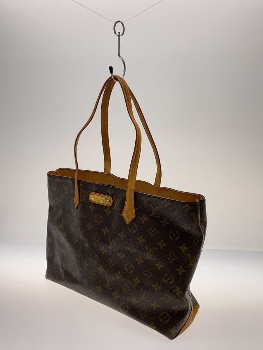 LOUIS VUITTON Wilshire MM Monogram Canvas PVC BRW M45644 2