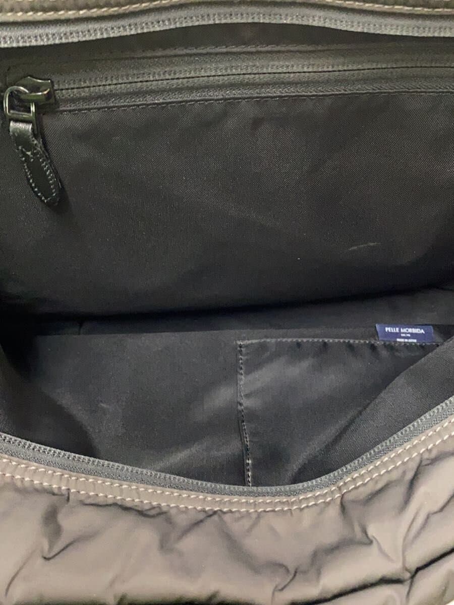 PELLE BORSA 2WAY Business Bag Nylon BLK Used condition 6