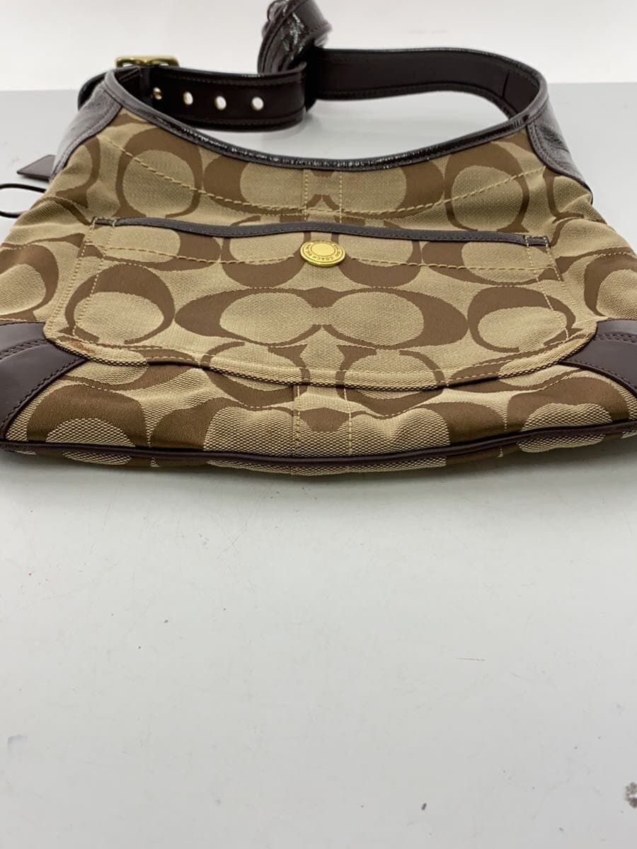 COACH Signature Shoulder Bag Canvas BRW All-over Pattern 11642 4