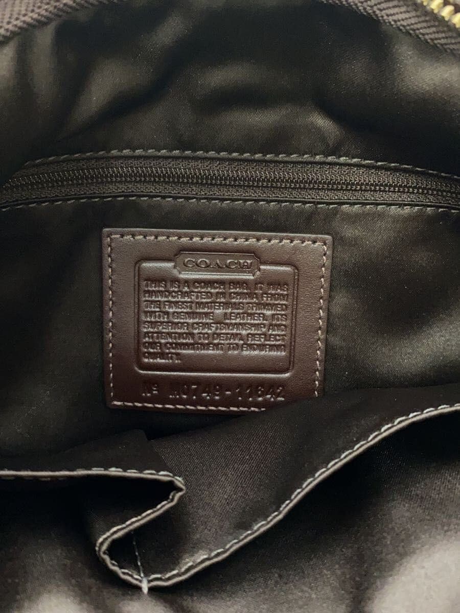 COACH Signature Shoulder Bag Canvas BRW All-over Pattern 11642 5