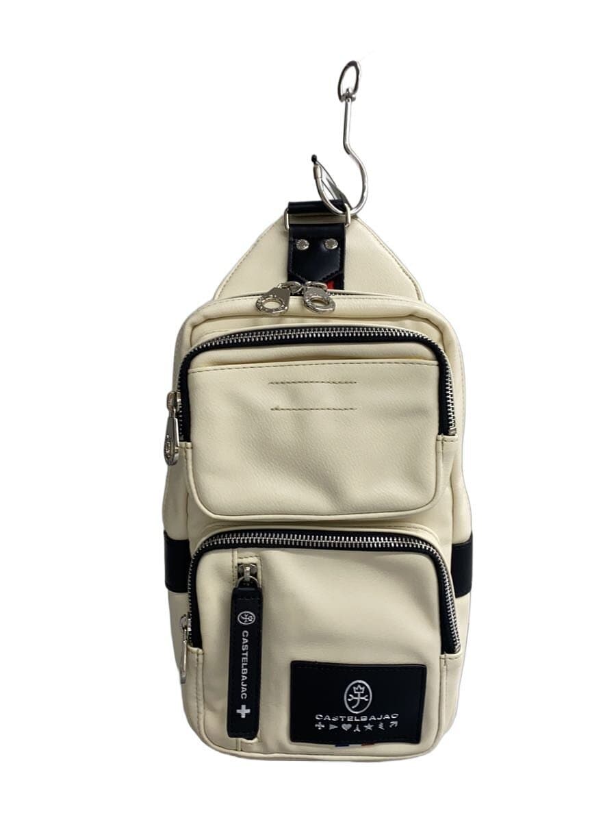CASTELBAJAC Shoulder Bag WHT Solid