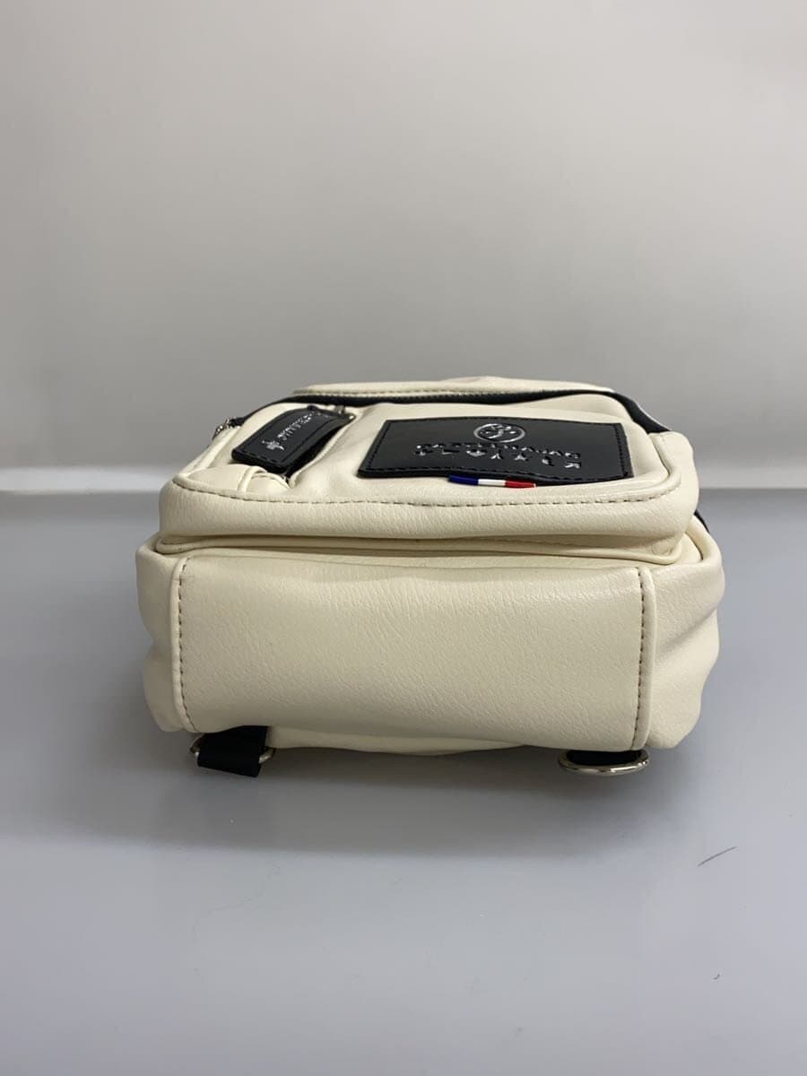 CASTELBAJAC Shoulder Bag WHT Solid 4