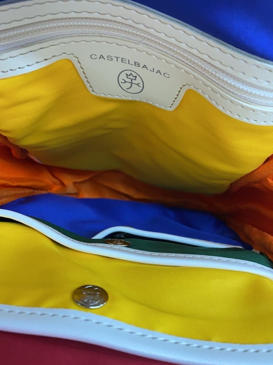 CASTELBAJAC Shoulder Bag WHT Solid 6