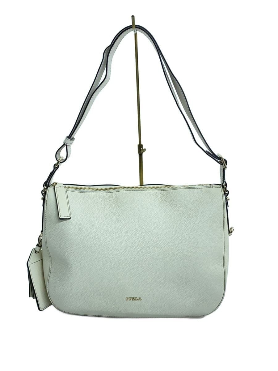 FURLA shoulder bag -- WHT plain