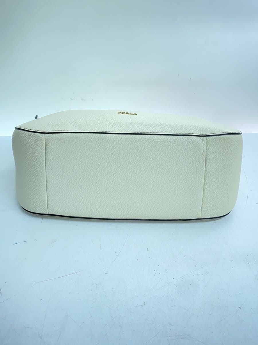 FURLA shoulder bag -- WHT plain 4