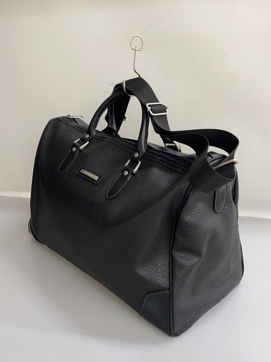pierre cardin Boston Bag Leather BLK 2