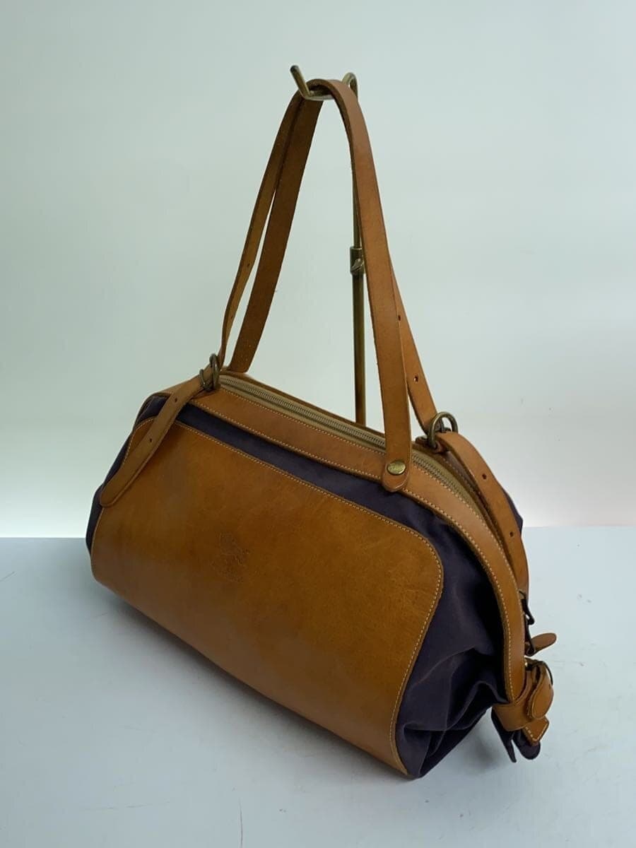 IL BISONTE Tote Bag Leather NVY 2