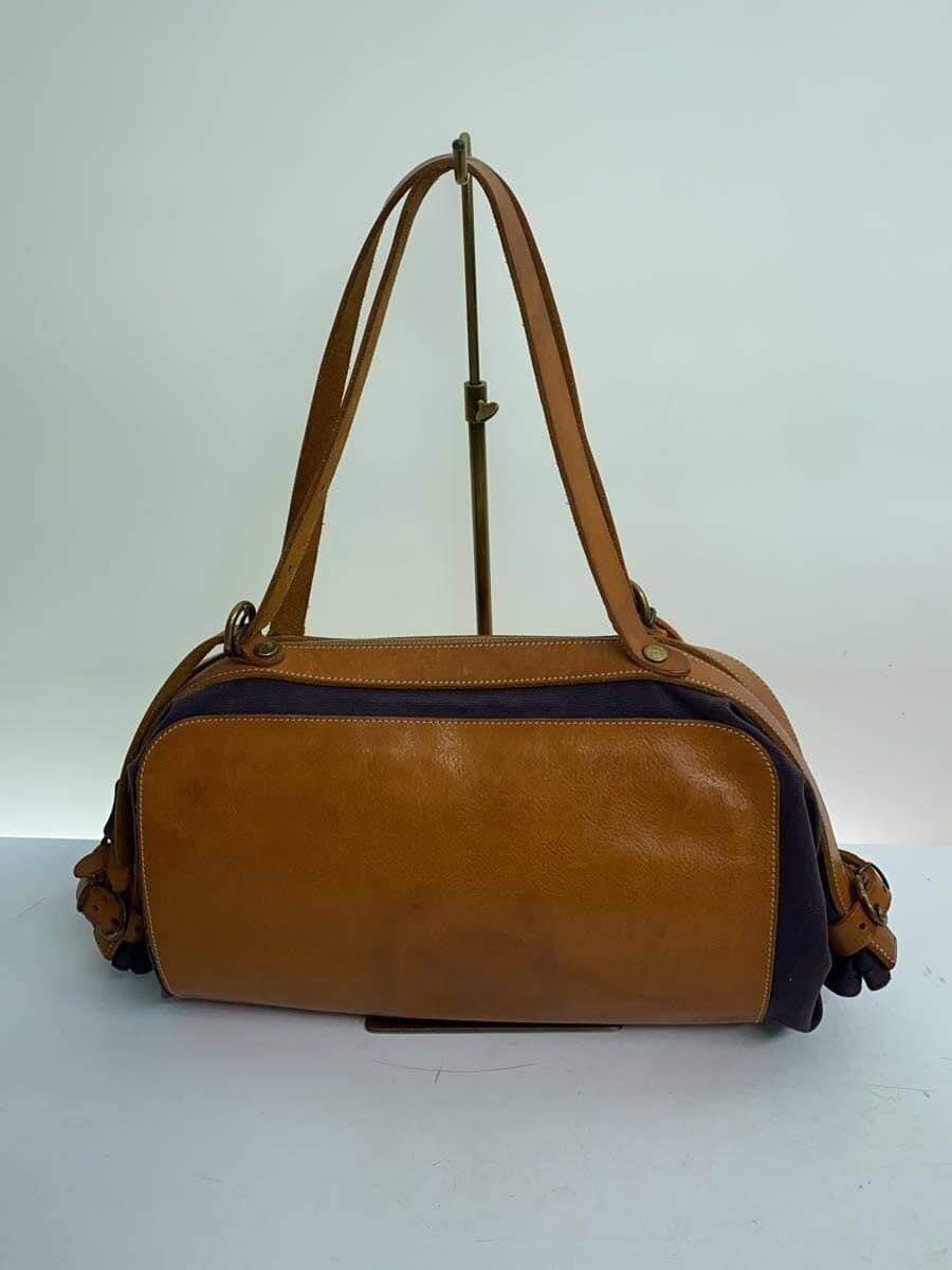 IL BISONTE Tote Bag Leather NVY 3