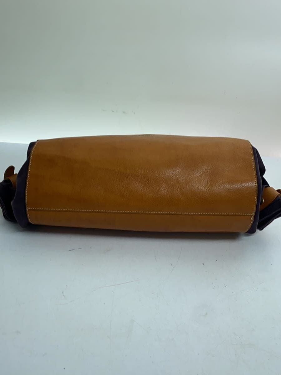 IL BISONTE Tote Bag Leather NVY 4