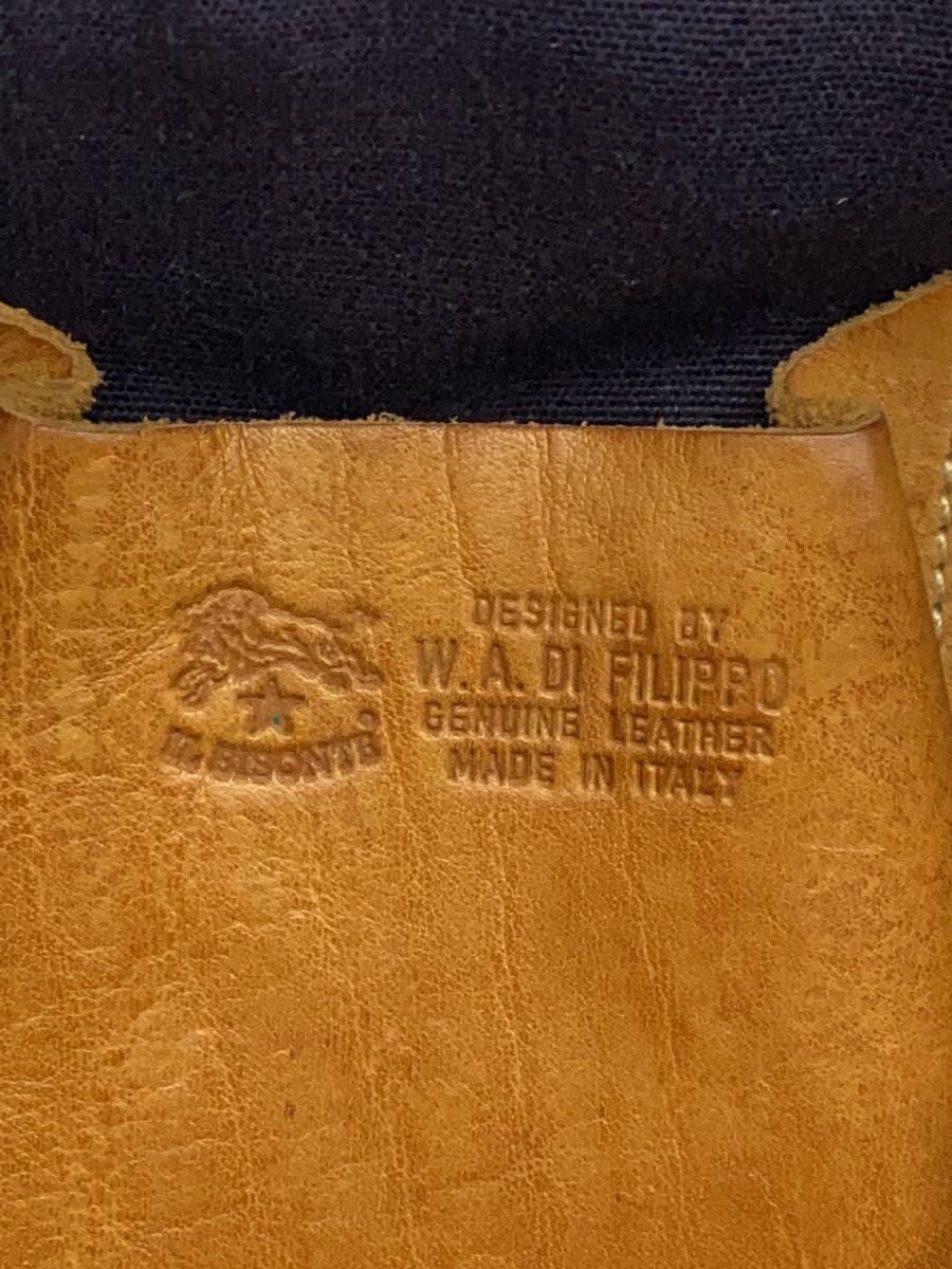 IL BISONTE Tote Bag Leather NVY 5