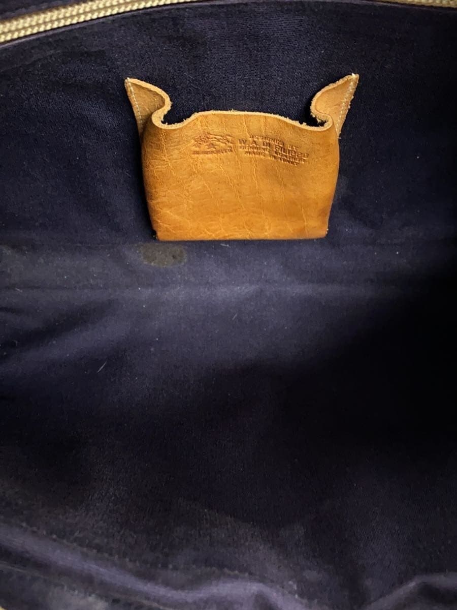 IL BISONTE Tote Bag Leather NVY 6