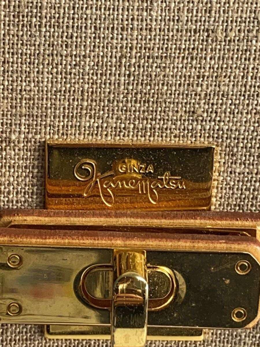 GINZA Kanematsu handbag -- BEG solid color 5