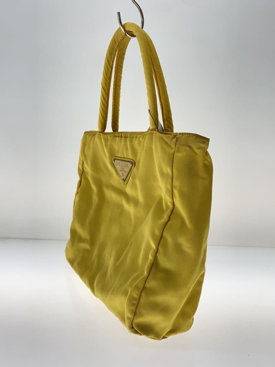 PRADA Tote Bag Nylon YLW Solid B4325 2