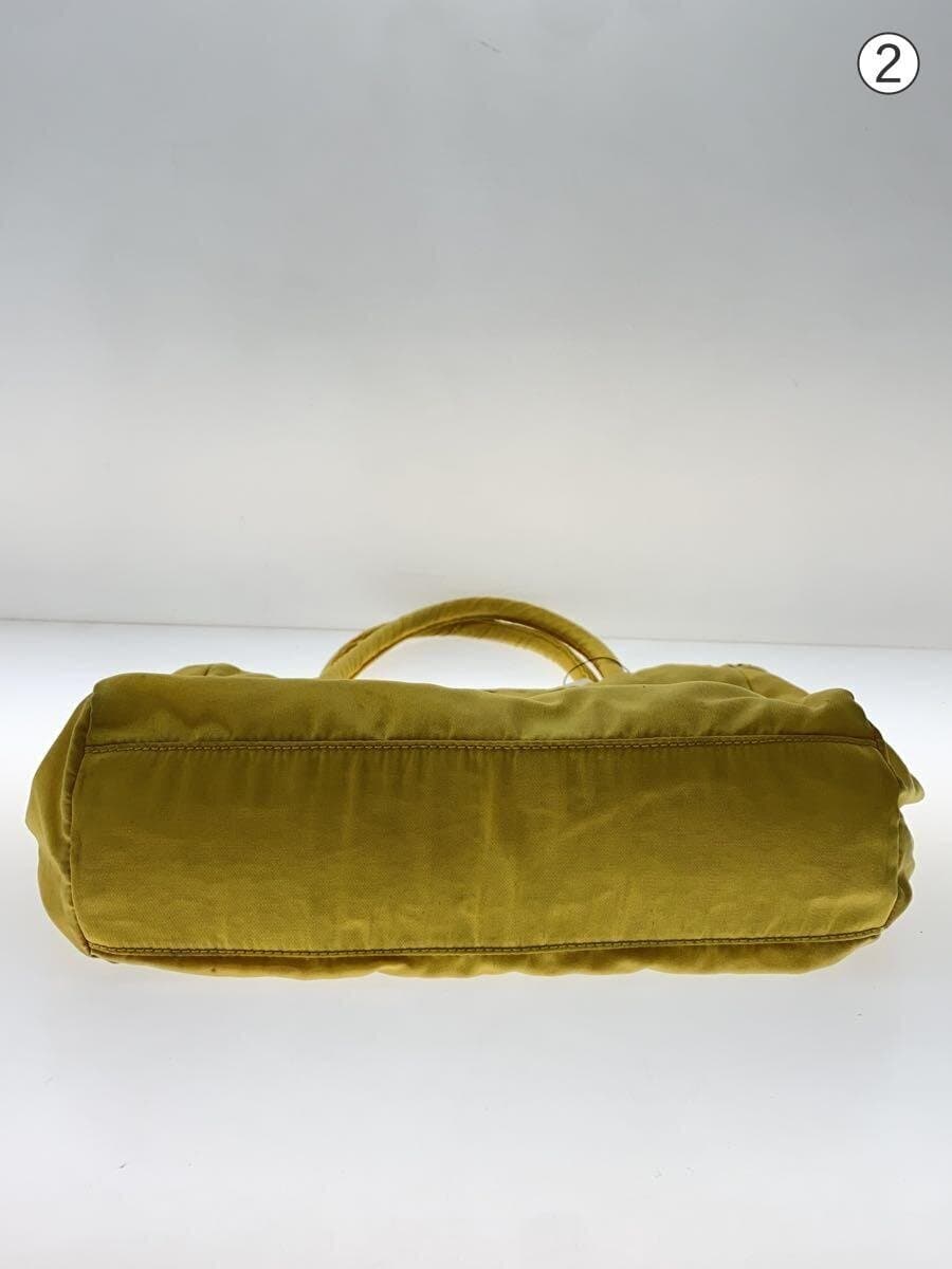 PRADA Tote Bag Nylon YLW Solid B4325 4