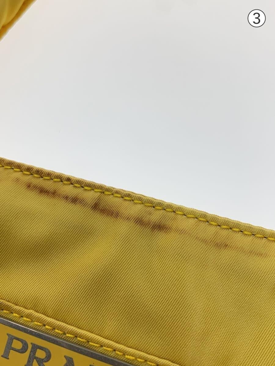 PRADA Tote Bag Nylon YLW Solid B4325 7