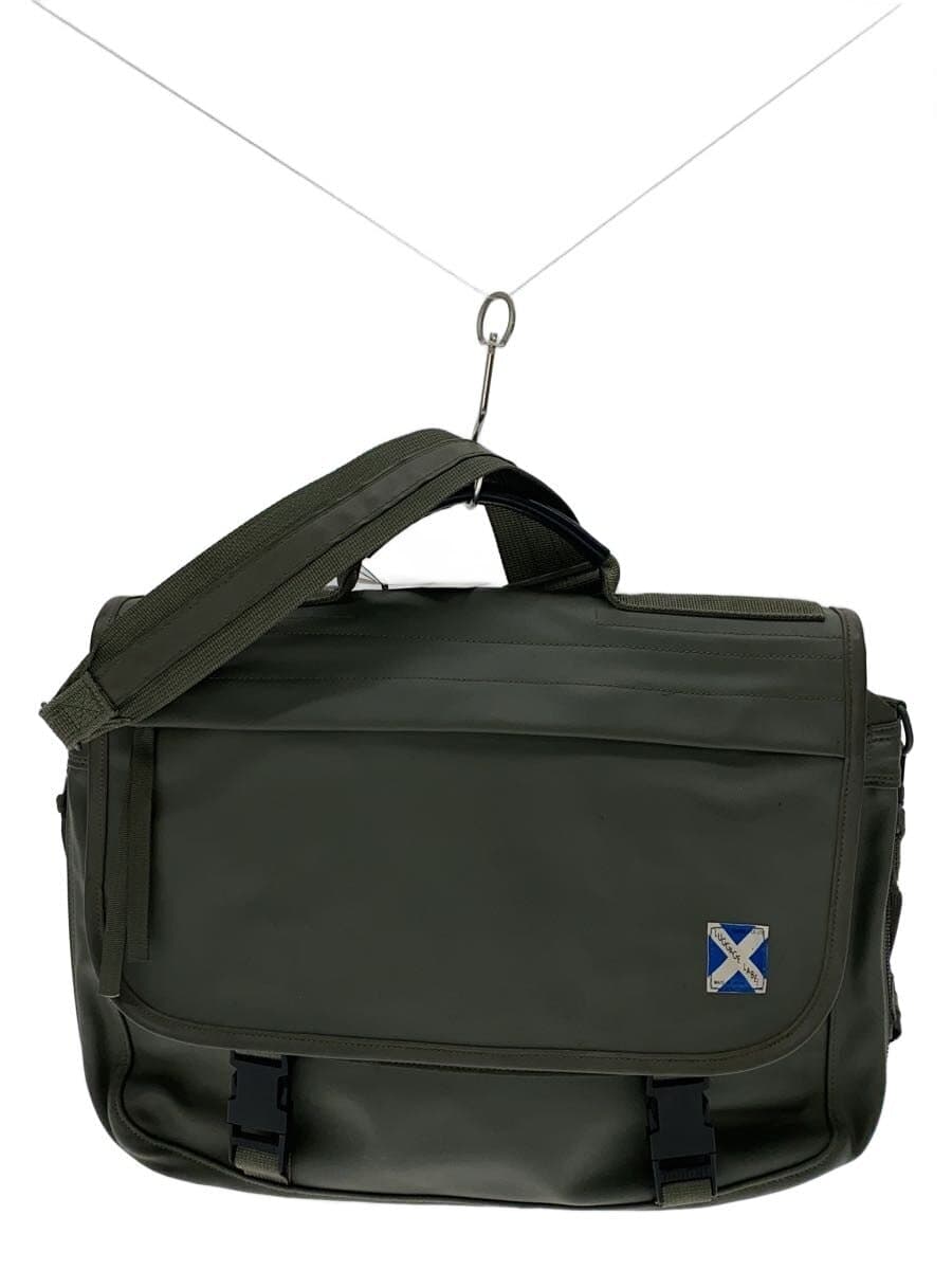 LUGGAGE LABEL Shoulder Bag Nylon KHK Solid