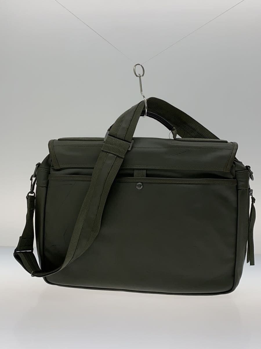 LUGGAGE LABEL Shoulder Bag Nylon KHK Solid 3