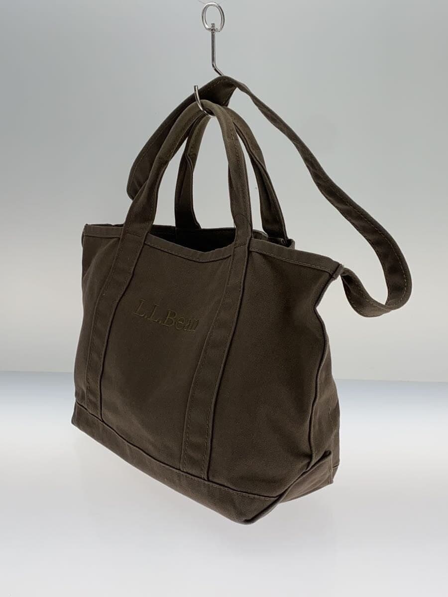 L.L.Bean Tote Bag Canvas BRW Solid 521807 2
