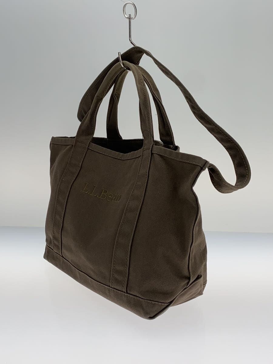 L.L.Bean Tote Bag Canvas BRW Solid 521807 2