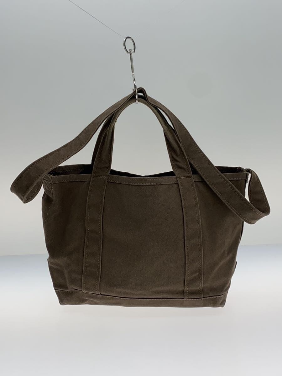 L.L.Bean Tote Bag Canvas BRW Solid 521807 3