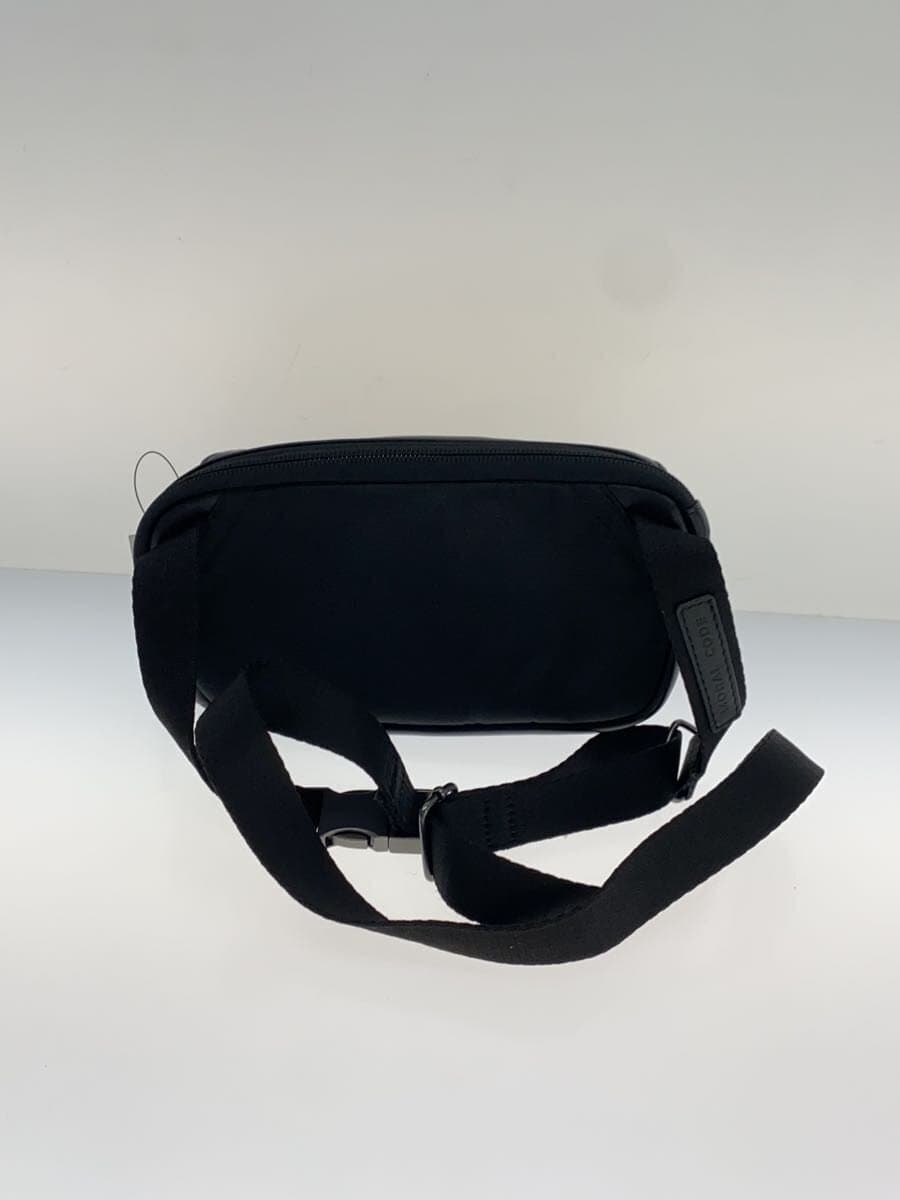 MORAL CODE Waist Bag Leather BLK 3