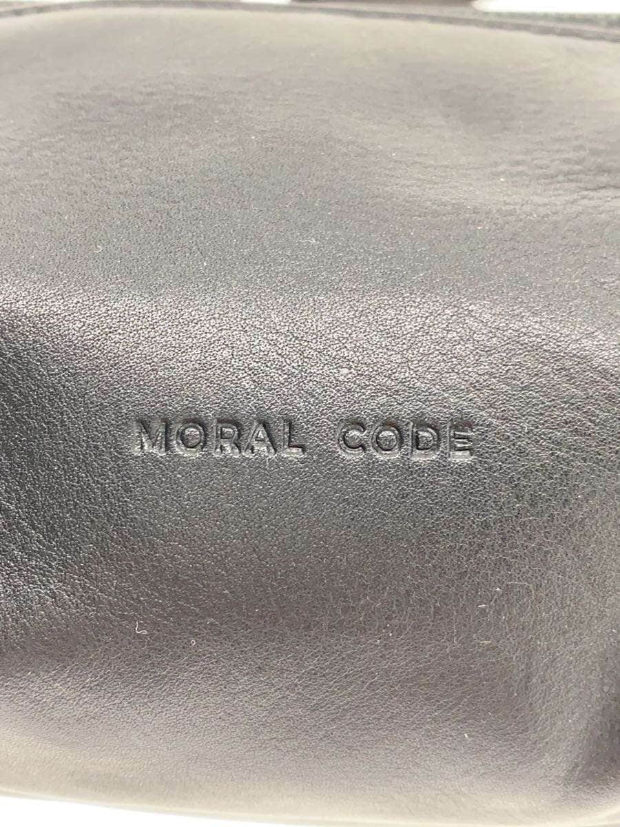 MORAL CODE Waist Bag Leather BLK 5