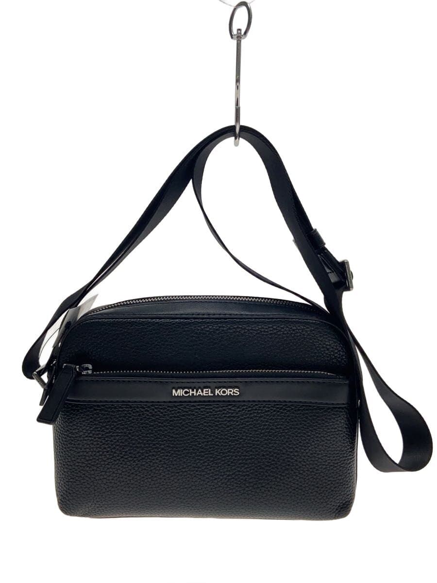 MICHAEL KORS Shoulder Bag Leather Black Plain