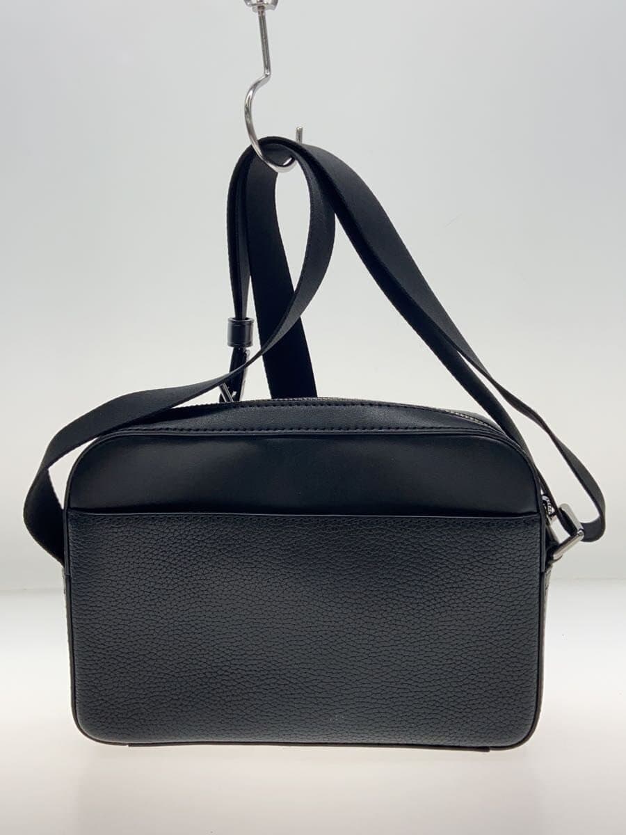 MICHAEL KORS Shoulder Bag Leather Black Plain 3
