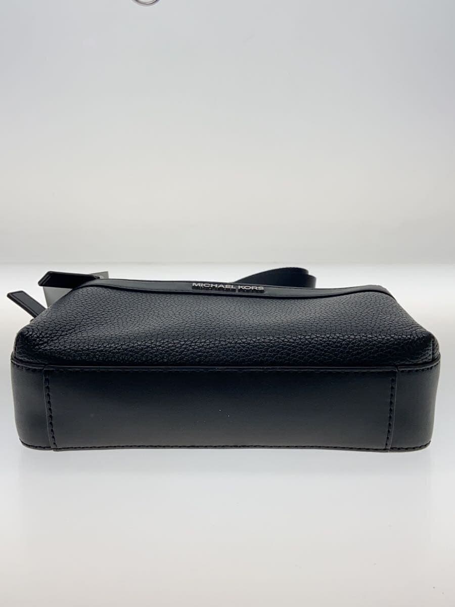 MICHAEL KORS Shoulder Bag Leather Black Plain 4