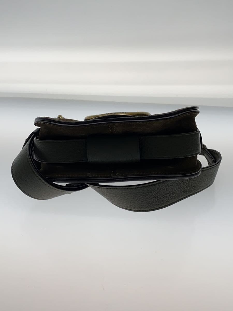 POLO RALPH LAUREN Shoulder Bag Suede KHK Solid Color 4