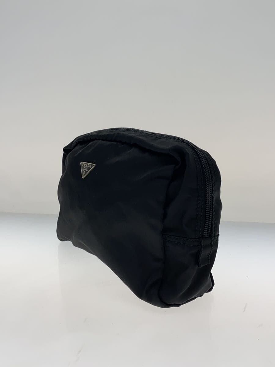 PRADA Pouch Nylon Black Solid 2