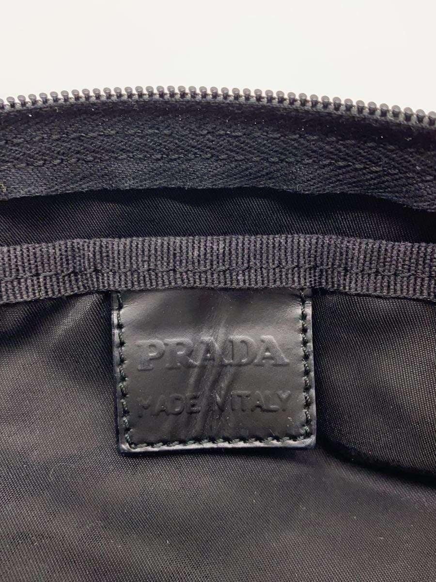 PRADA Pouch Nylon Black Solid 5