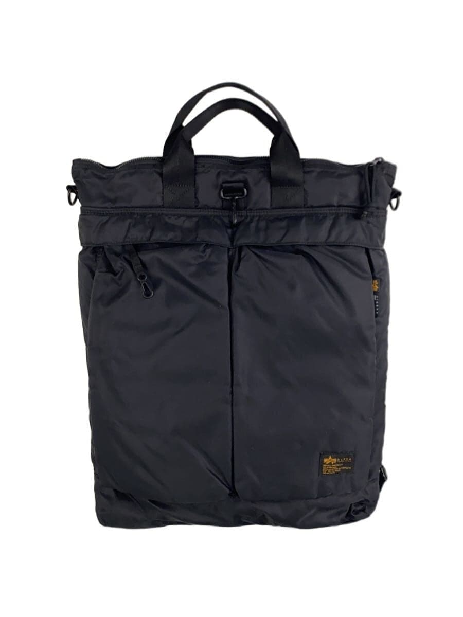 ALPHA INDUSTRIES2-Way Backpack Nylon Black TZ1053