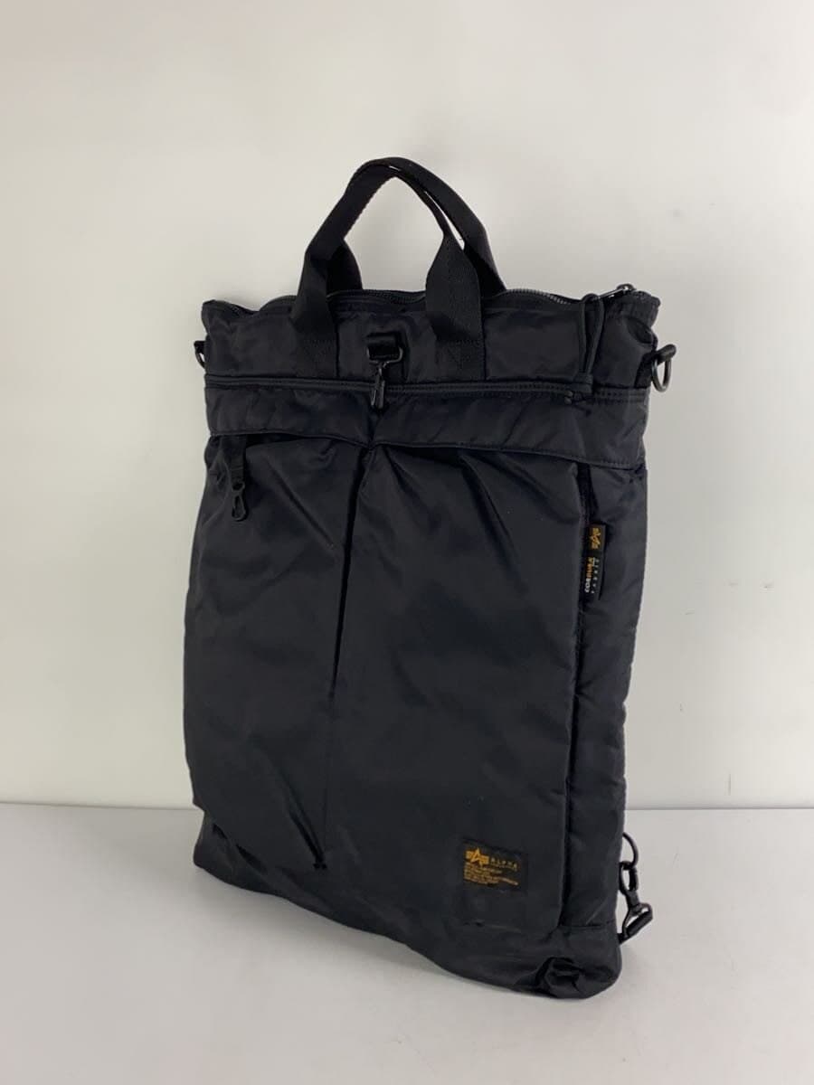 ALPHA INDUSTRIES2-Way Backpack Nylon Black TZ1053 2