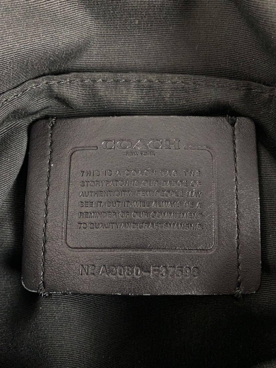 COACH Body Bag Leather Black F37598 5