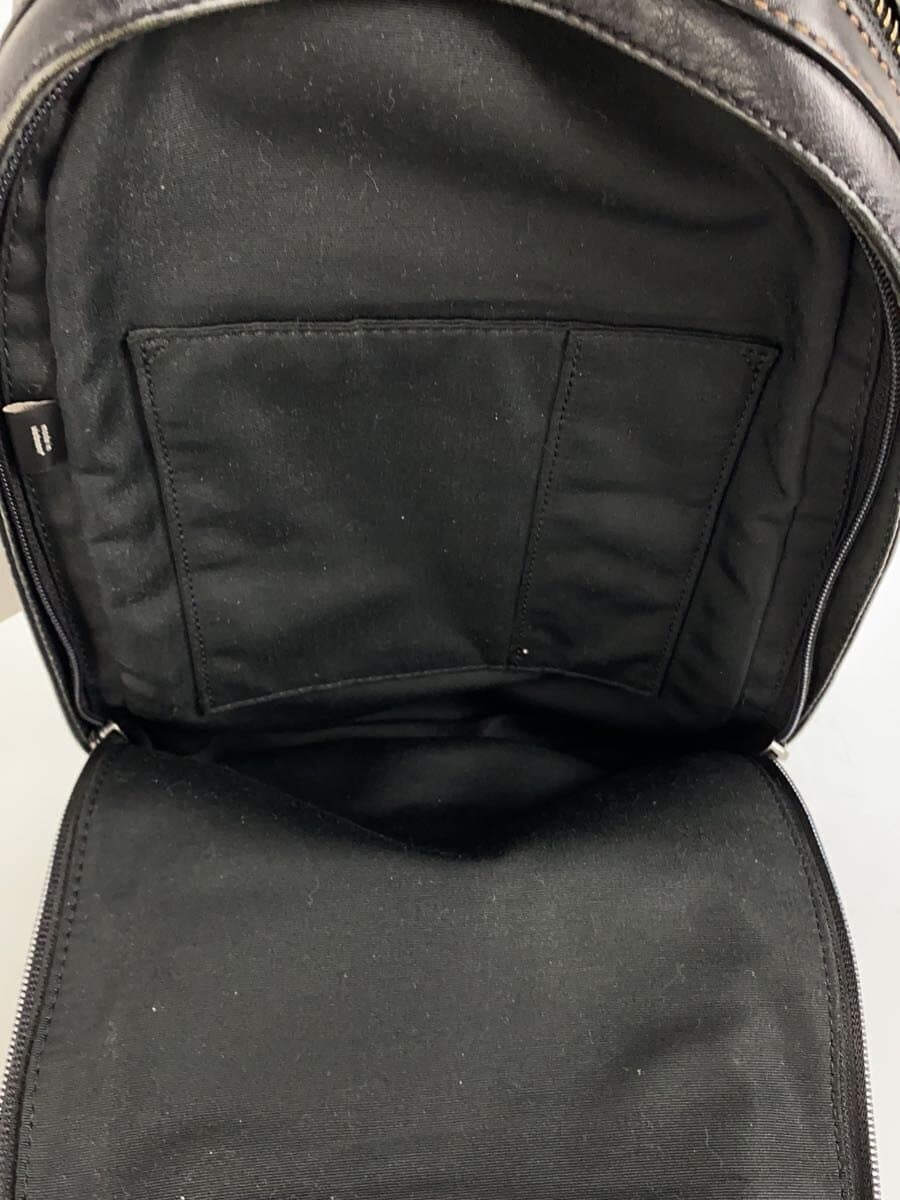 COACH Body Bag Leather Black F37598 6