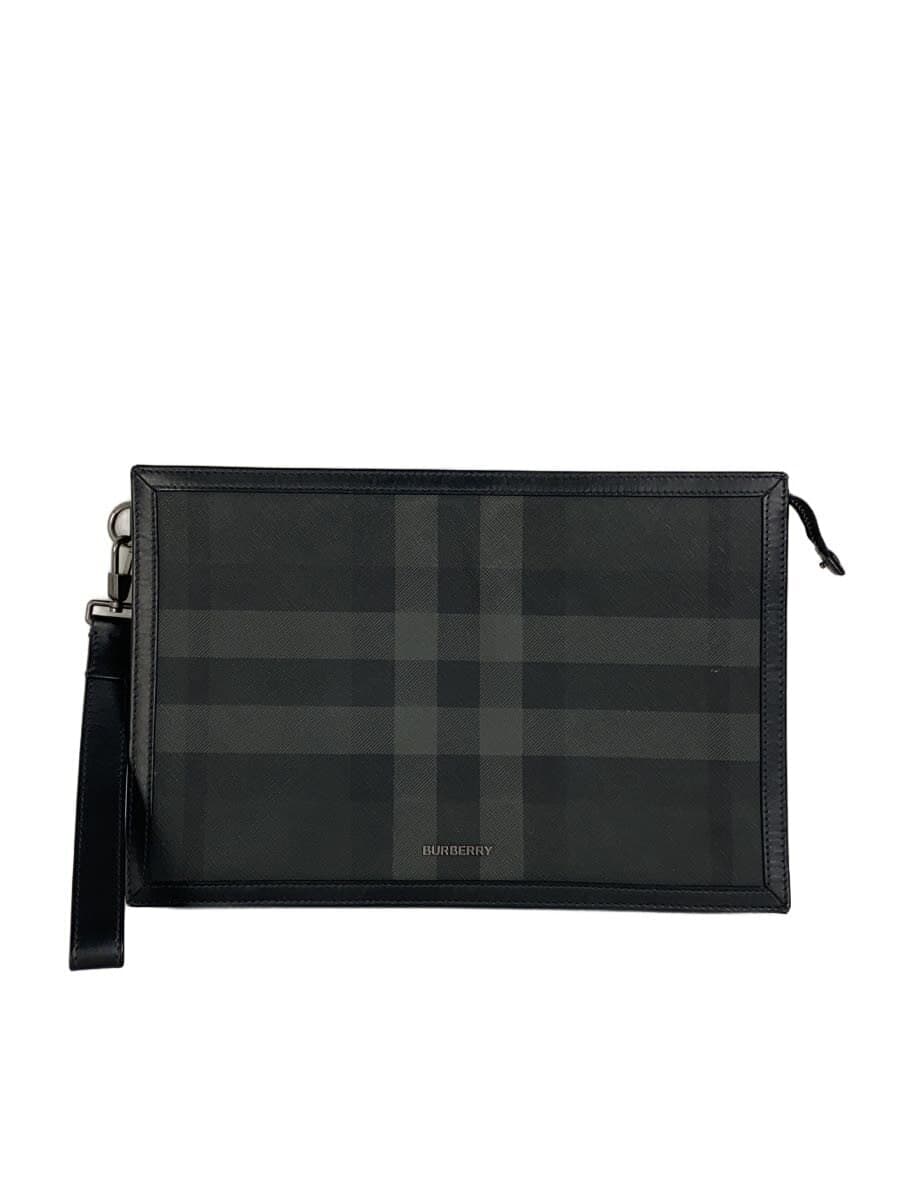 BURBERRYMS FRAME POUCH BRT Second bag Leather Black 8070205