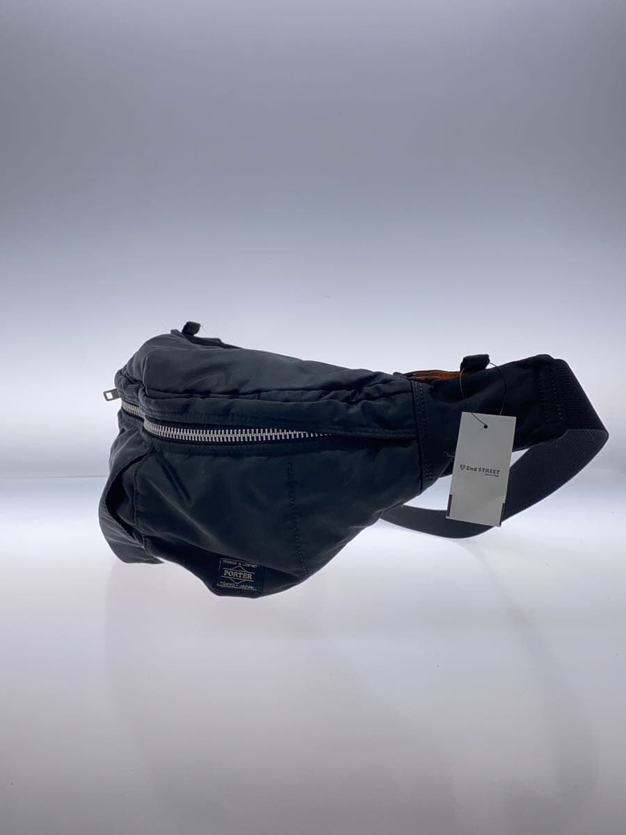 PORTER Waist Bag Nylon Black Plain 2