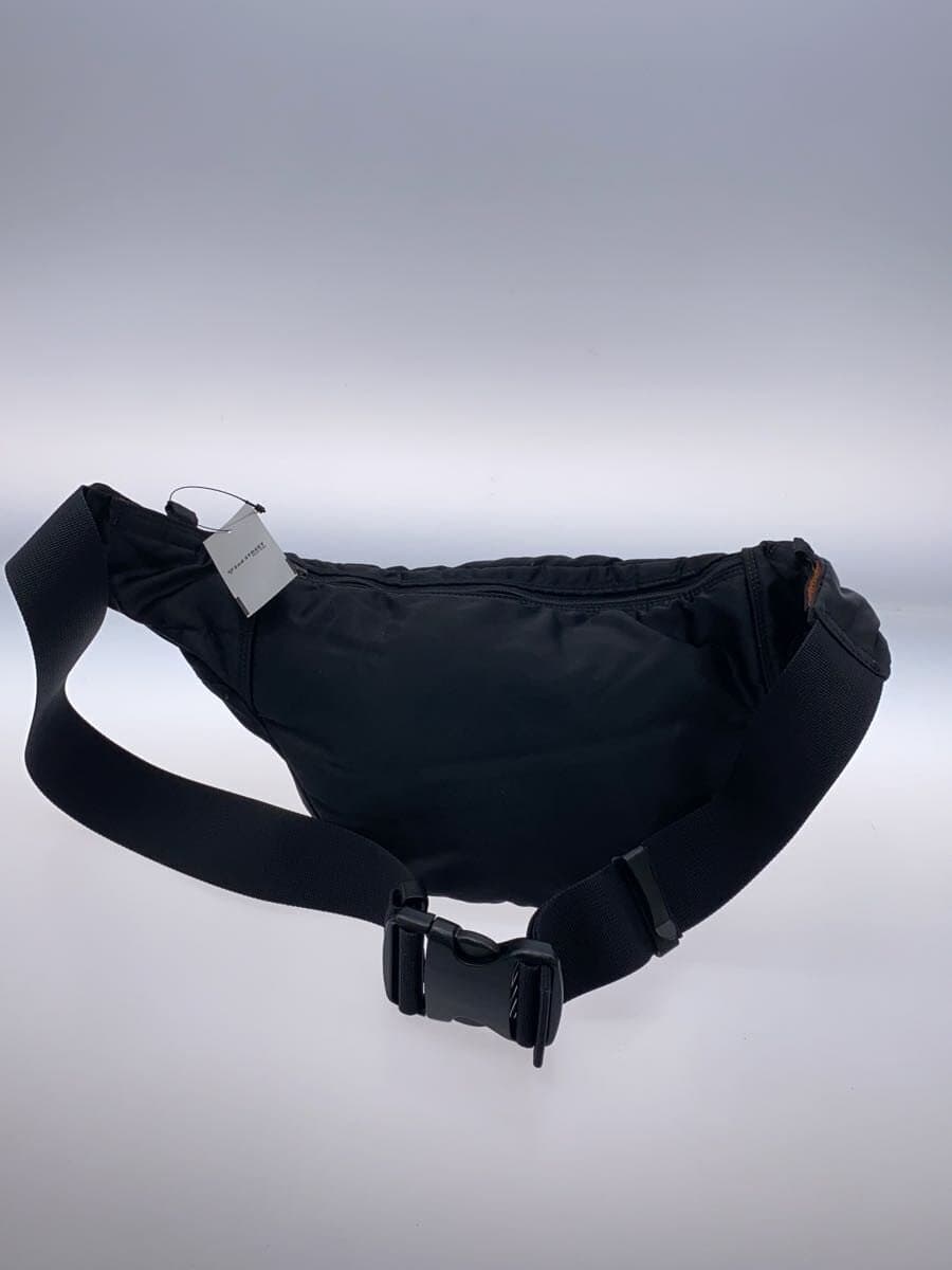PORTER Waist Bag Nylon Black Plain 3